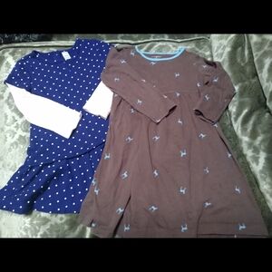 Lot of Two Land's End, Old Navy Long Sleeved Dresses Size 4